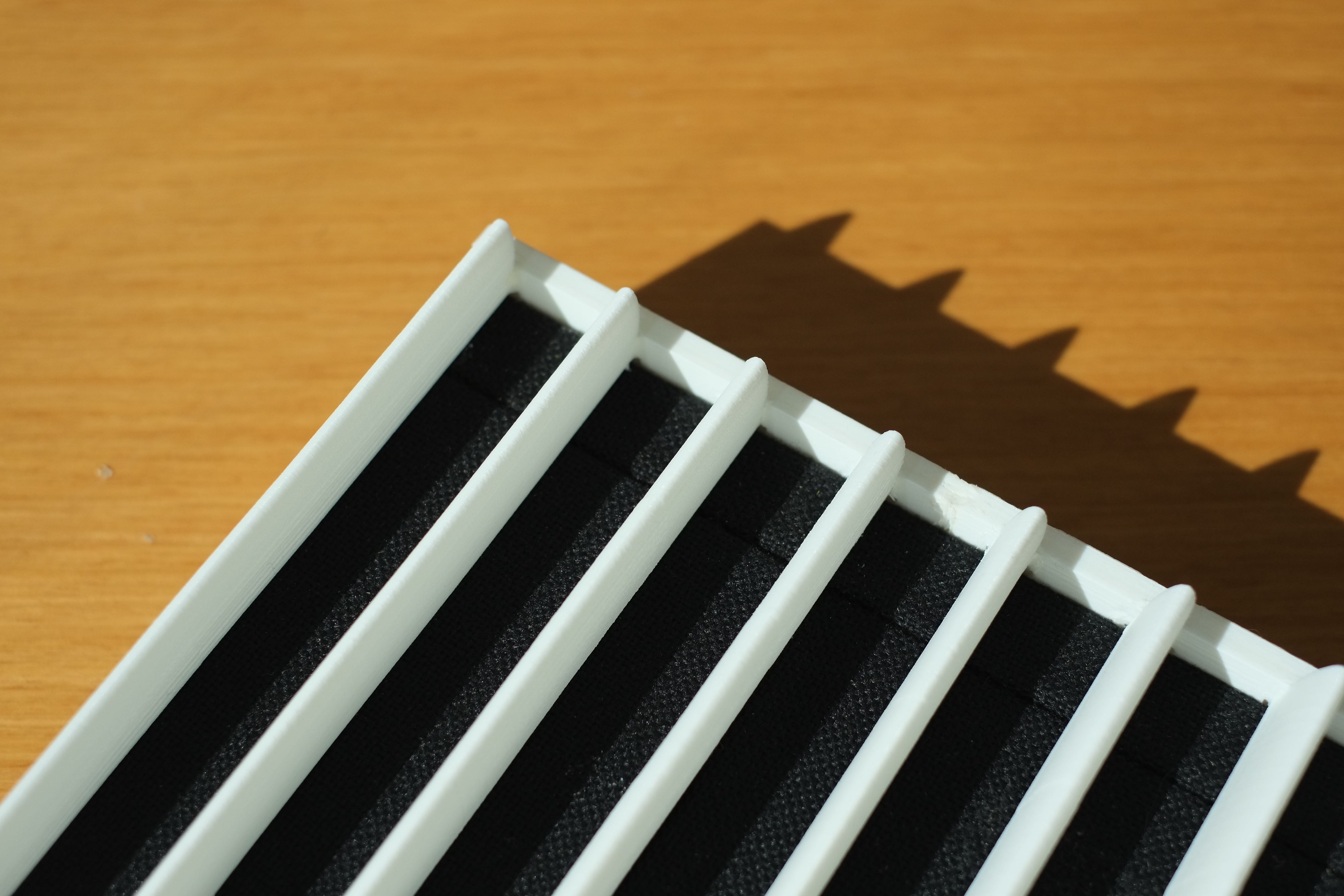 3d printed acoustic wall finish test specimen